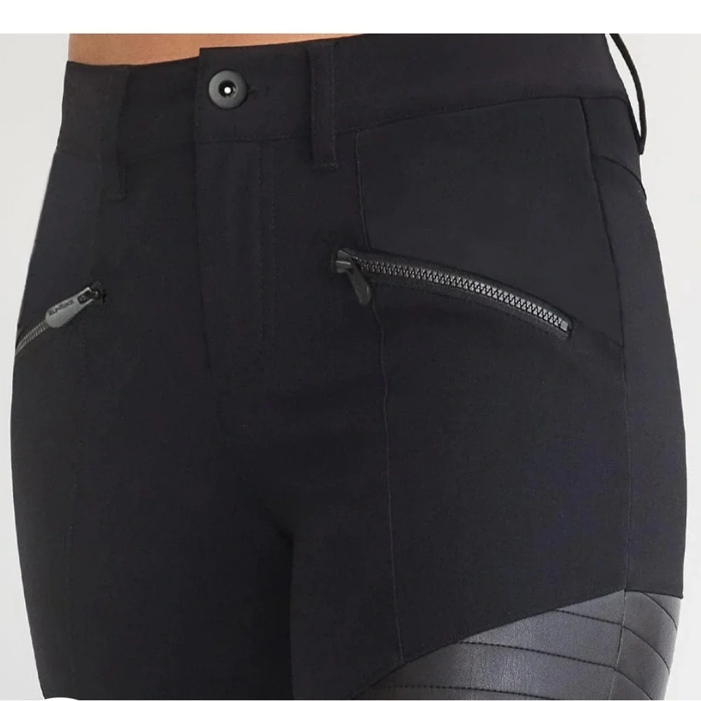 Alp N Rock Sloan High Rise Moto Pant w/ vegan friendly leather patches 🐈‍⬛ SMALL - Picture 7 of 16